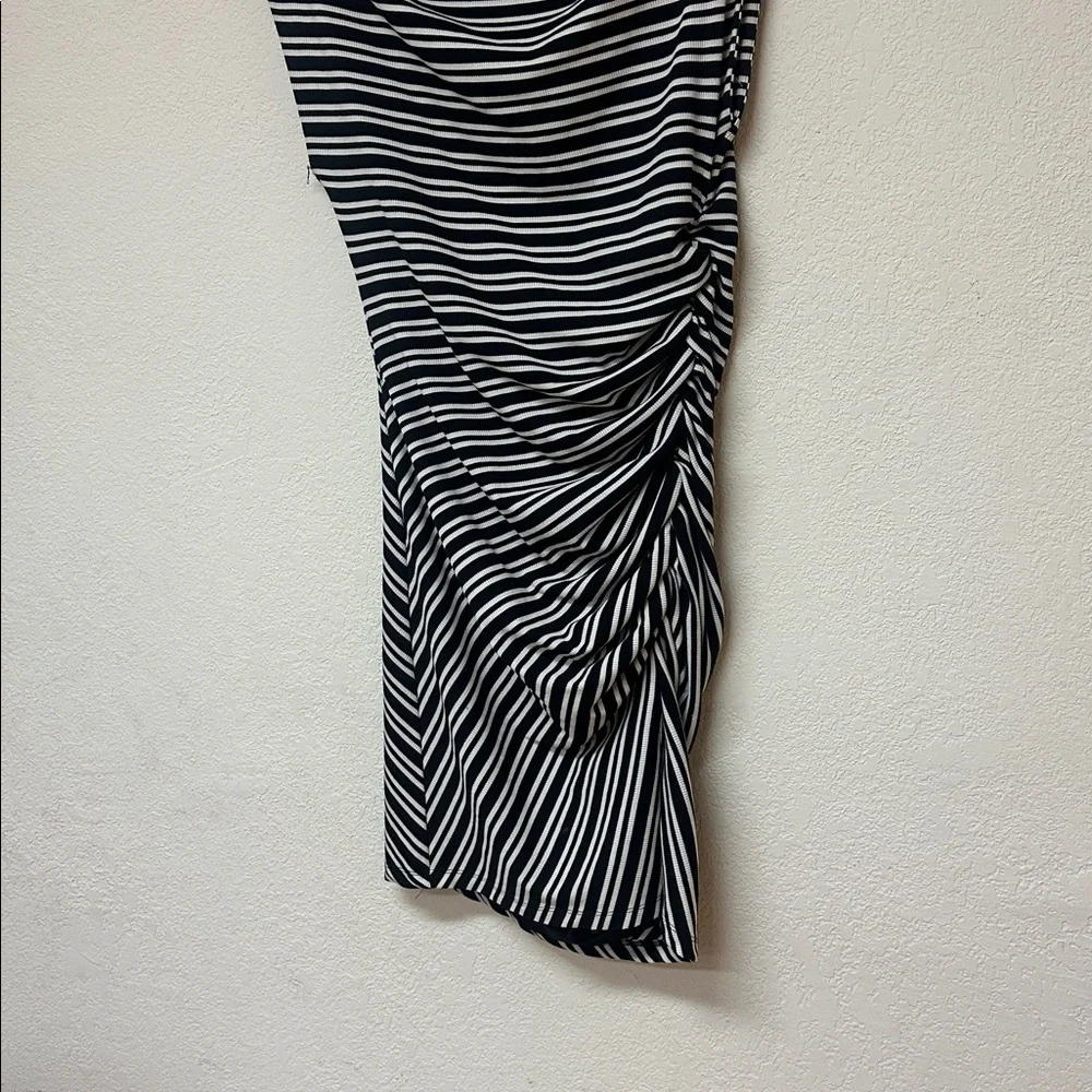 By Anthropologie womans Mock-Neck Ribbed Knit Dress Medium - Picture 4 of 4